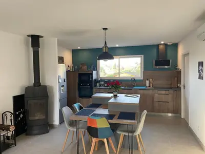 Cuisine ou kitchenette dans l'établissement Au Clos Decoeur