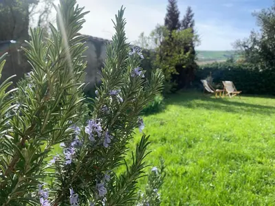 Jardin de l'établissement Le Gîte de Buffetières