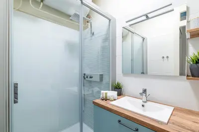 Salle de bains dans l'établissement Appartement Anatha - Welkeys