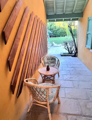 Terrasse ou espace extérieur de l'établissement Le Chalet