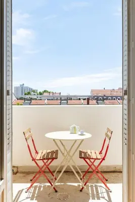 Balcon ou terrasse dans l'établissement LET'S - 50 m² - T2 Part Dieu / centre - Wifi