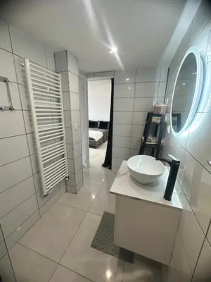 Salle de bains dans l'établissement Joli appartement au calme avec place de parking privé