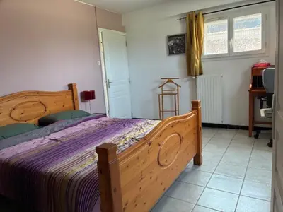 Un ou plusieurs lits dans un hébergement de l'établissement Comme à la maison !