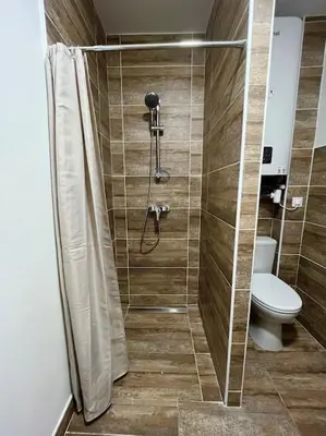 Salle de bains dans l'établissement Superbe appartement à 15 min de Lyon