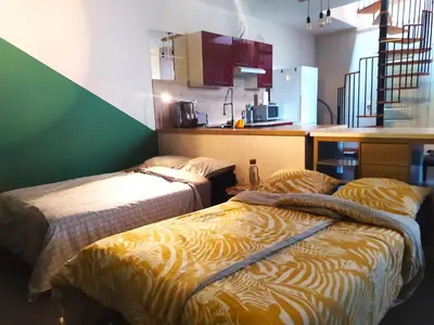 Plan de l'établissement Spacieux Appartement au Calme 15min sud de Lyon proche Métro et Gare Confluence Aquarium Gerland